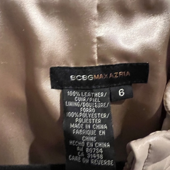 BCBG Max Azria Leather Jacket - Picture 2 of 5